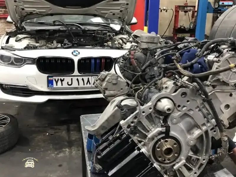 تعمیر جلوبندی بی ام و x3 (1)
